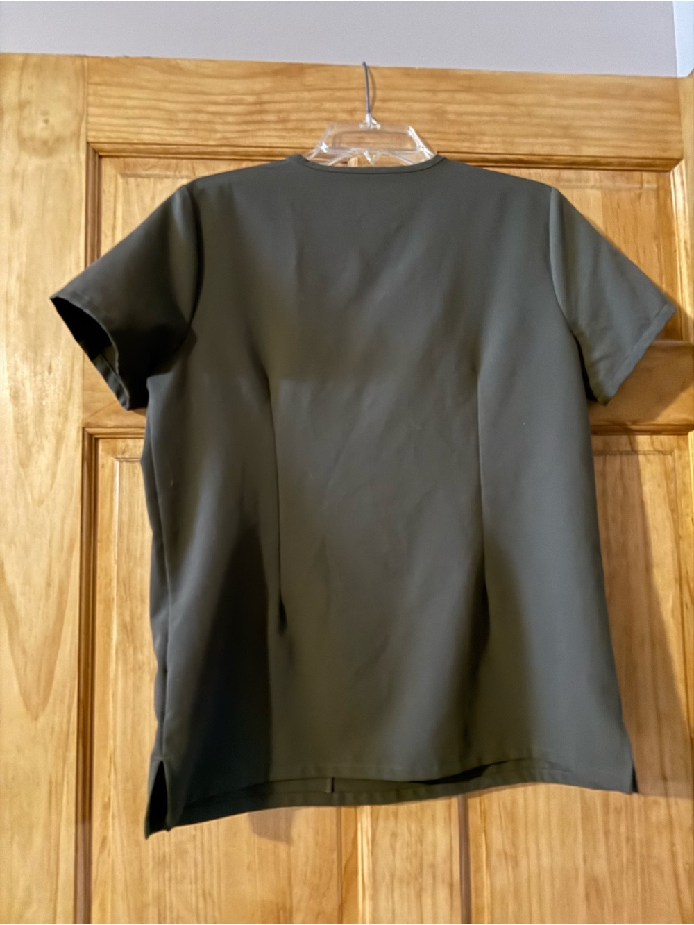 Figs Spruce V-Neck Scrub Top 3 pocket